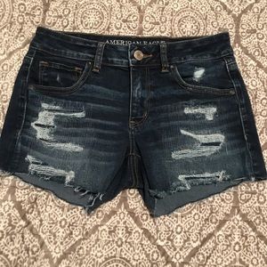 American Eagle Destroyed Shorts